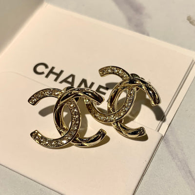 CH Half Diamond Earrings