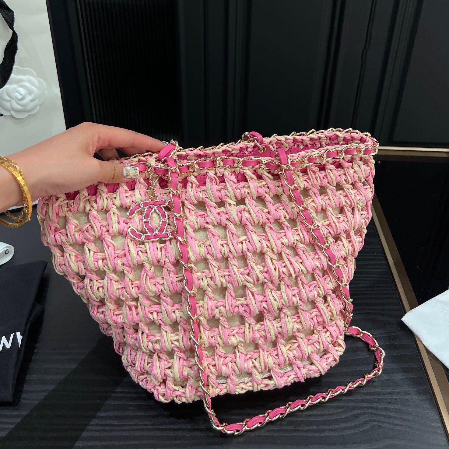 New straw bag