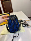 F  New Woven Bucket Bag