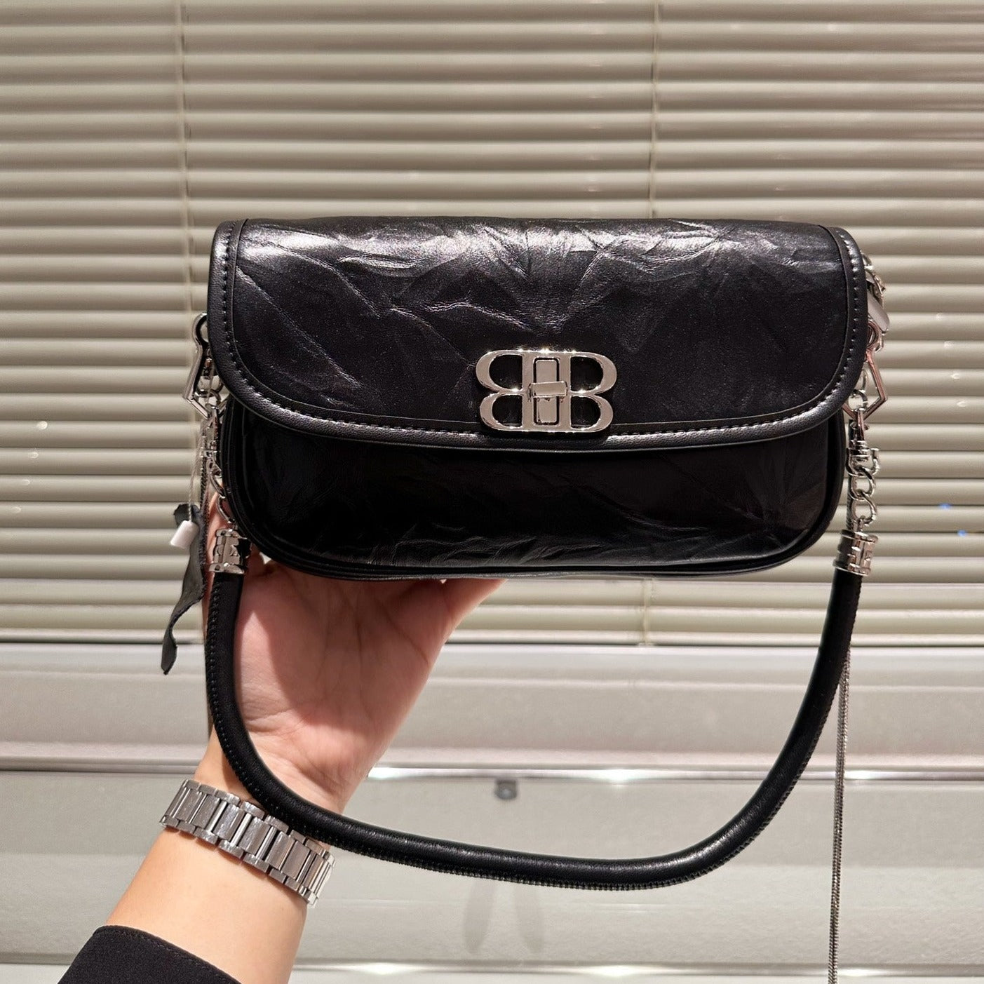 B   BB Soft Shoulder Bag