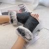 C   Fashion Fall/Winter Sheepskin Gloves