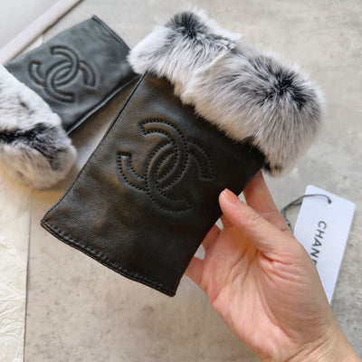 C   Fashion Fall/Winter Sheepskin Gloves