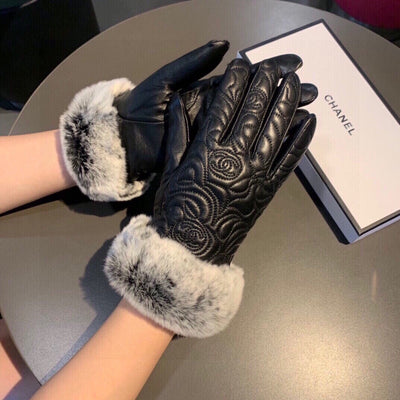 C   Sheepskin Fashion Gloves