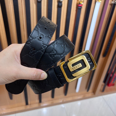 GU* first layer cowhide belt