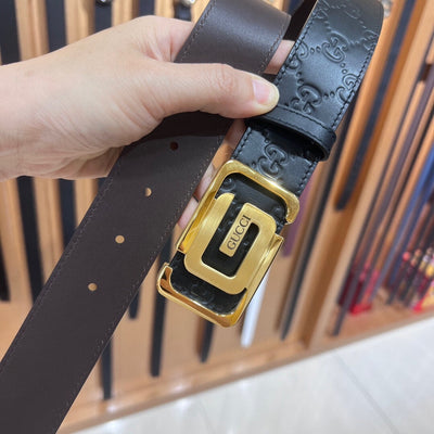 GU* first layer cowhide belt