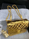 CHA* 24 patent leather bag