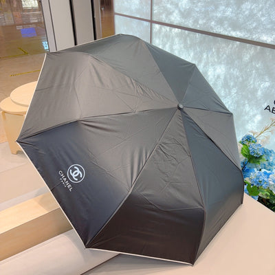 CHA* 24 new style solid color three-fold automatic folding umbrella