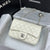 CHA* silver buckle chain bag