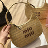 MIU* new raffia bag