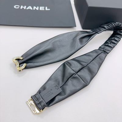 CHAN* New stretch double-sided sheepskin belt