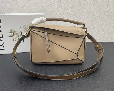 LOE* pebbled geometric bag