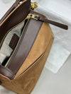 LOE* deerskin geometric bag