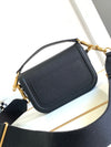 Valen* grain leather envelope bag