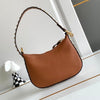 Valent* grained leather armpit bag