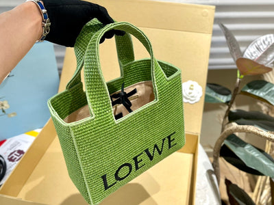 LOE* straw woven shopping bag vegetable basket