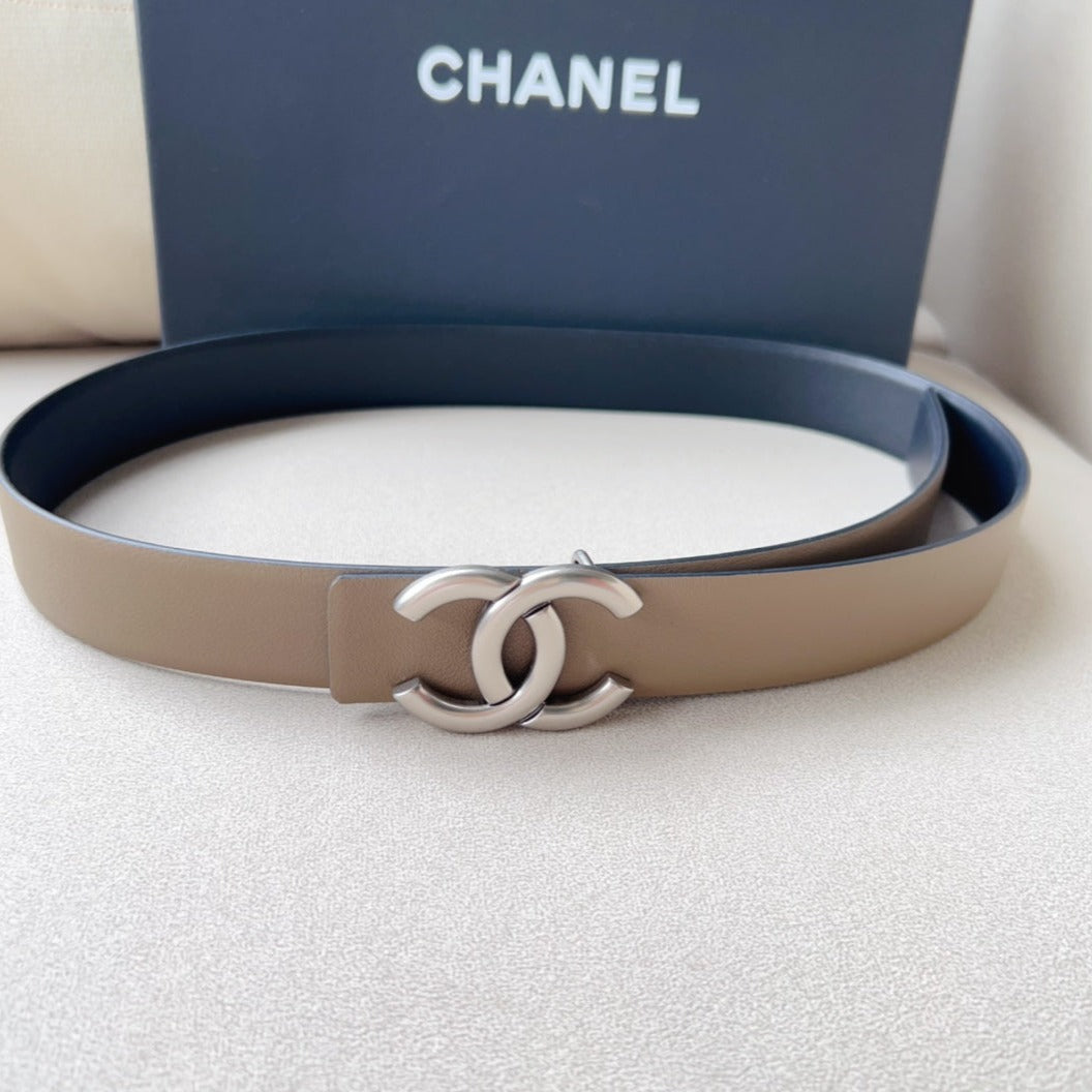 CHAN* double-sided cowhide belt 1:1 VIP