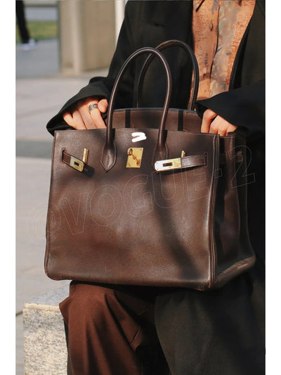 HE* SWIFT Leather Birkin Bag 1:1 VIP