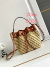 Valent* new raffia bucket bag