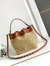 Valent* new raffia bucket bag