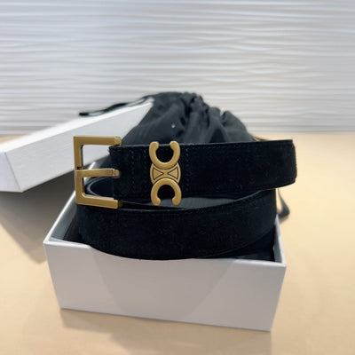 Celi* 24 new suede leather belt