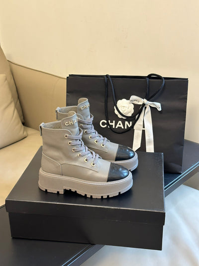 CHAN* 23SS platform ankle boots 1:1 VIP