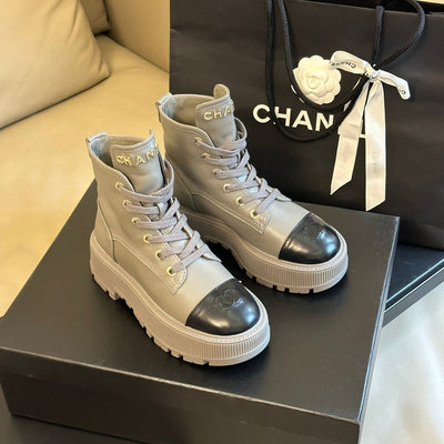 CHAN* 23SS platform ankle boots 1:1 VIP