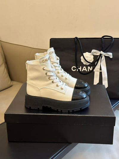 CHAN* 23SS platform ankle boots 1:1 VIP