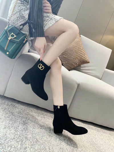 VALEN* Sheep Suede Ankle Boots 1:1 VIP