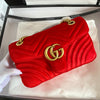 GUC* 24SS velvet chain bag