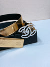 CHAN* 24SS leather belt 1:1 VIP