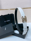 CHAN* 24SS leather belt 1:1 VIP