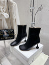 LOEW* 24SS wine glass heel round toe ankle boots 1:1 VIP