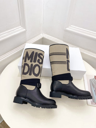 DIO* 24SS Graffiti Letters Knight Boots 1:1 VIP