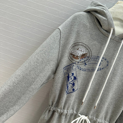 LOU* 24SS Hooded Dress