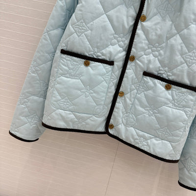 LOU* 24SS Cream Blue Padded Jacket 1:1 VIP