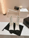 CHAN* 24SS round toe chunky heel ankle boots 1:1 VIP