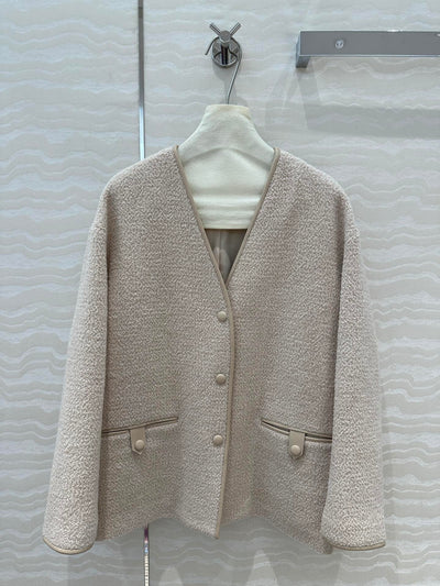 PRA* 24SS wool 100% cotton wool coat 1:1 VIP