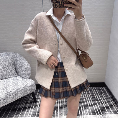 PRA* 24SS wool 100% cotton wool coat 1:1 VIP