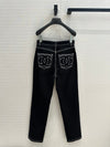 CHAN* 24SS Ski Series Mid-High Rise Straight Jeans 1:1 VIP 10