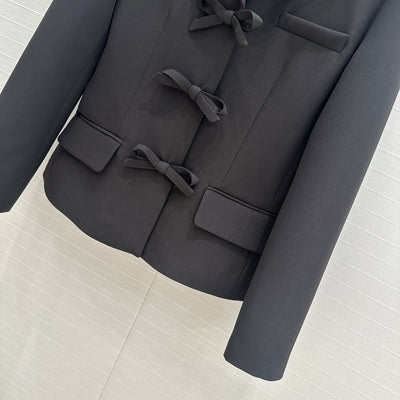 Valentino* 24SS bow tie suit/skirt 1:1 VIP 11