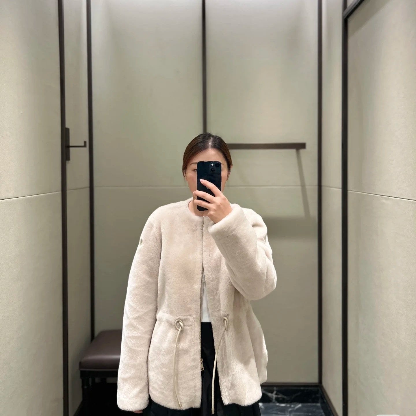 Moncl* 24SS Slave Fur Coat 1:1 VIP 11