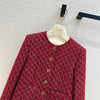 GUC* 24SS jacquard jacket + skirt 1:1 VIP 11