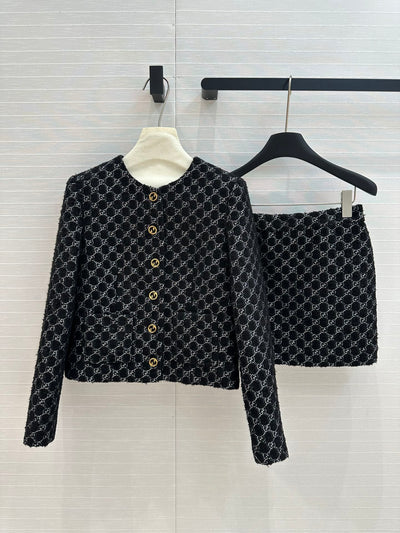 GUC* 24SS jacquard jacket + skirt 1:1 VIP 11