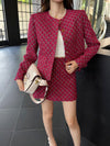 GUC* 24SS jacquard jacket + skirt 1:1 VIP 11