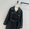 DIO* 24SS dragonfly embroidered double-breasted trench coat 1:1 VIP 11