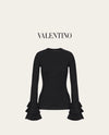 Valenti* 24SS trumpet sleeve wool sweater 1:1 VIP 11