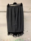 Balenciag*24SS wool lace patchwork skirt 1:1 VIP 11