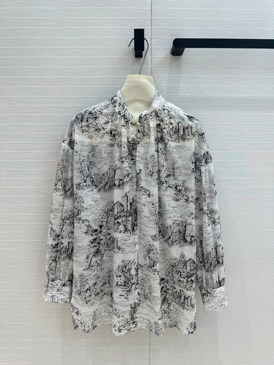 DIO* 25SS Jungle Animal Print Stand Collar Shirt 1:1 VIP 11