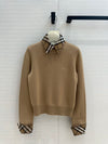 Burber* 24SS shirt collar wool knit 1:1VIP 11