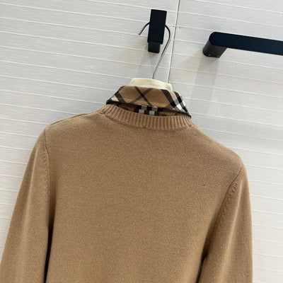 Burber* 24SS shirt collar wool knit 1:1VIP 11